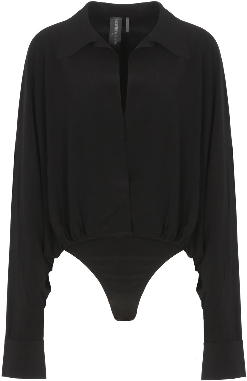 Norma Kamali Top Black Zwart