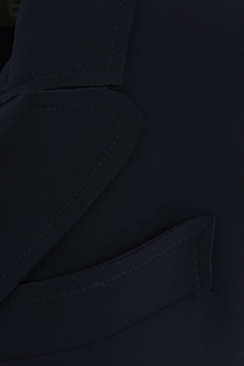 Norma Kamali Single-breasted blazer Blauw