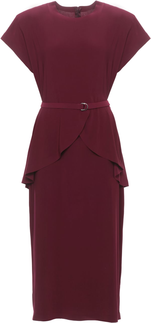 Norma Kamali Dresses Viola Maroon