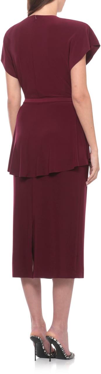 Norma Kamali Dresses Viola Maroon