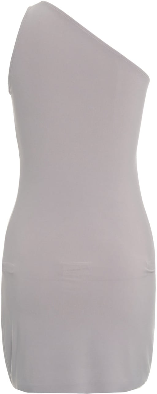 Norma Kamali One-shoulder mini dress Grijs