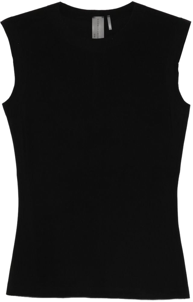 Norma Kamali Top Black Zwart