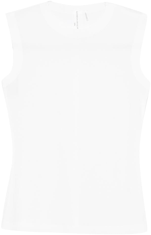 Norma Kamali Top White Wit