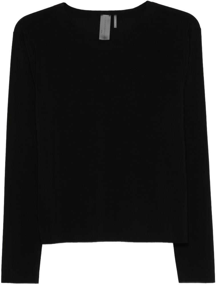 Norma Kamali Top Black Zwart