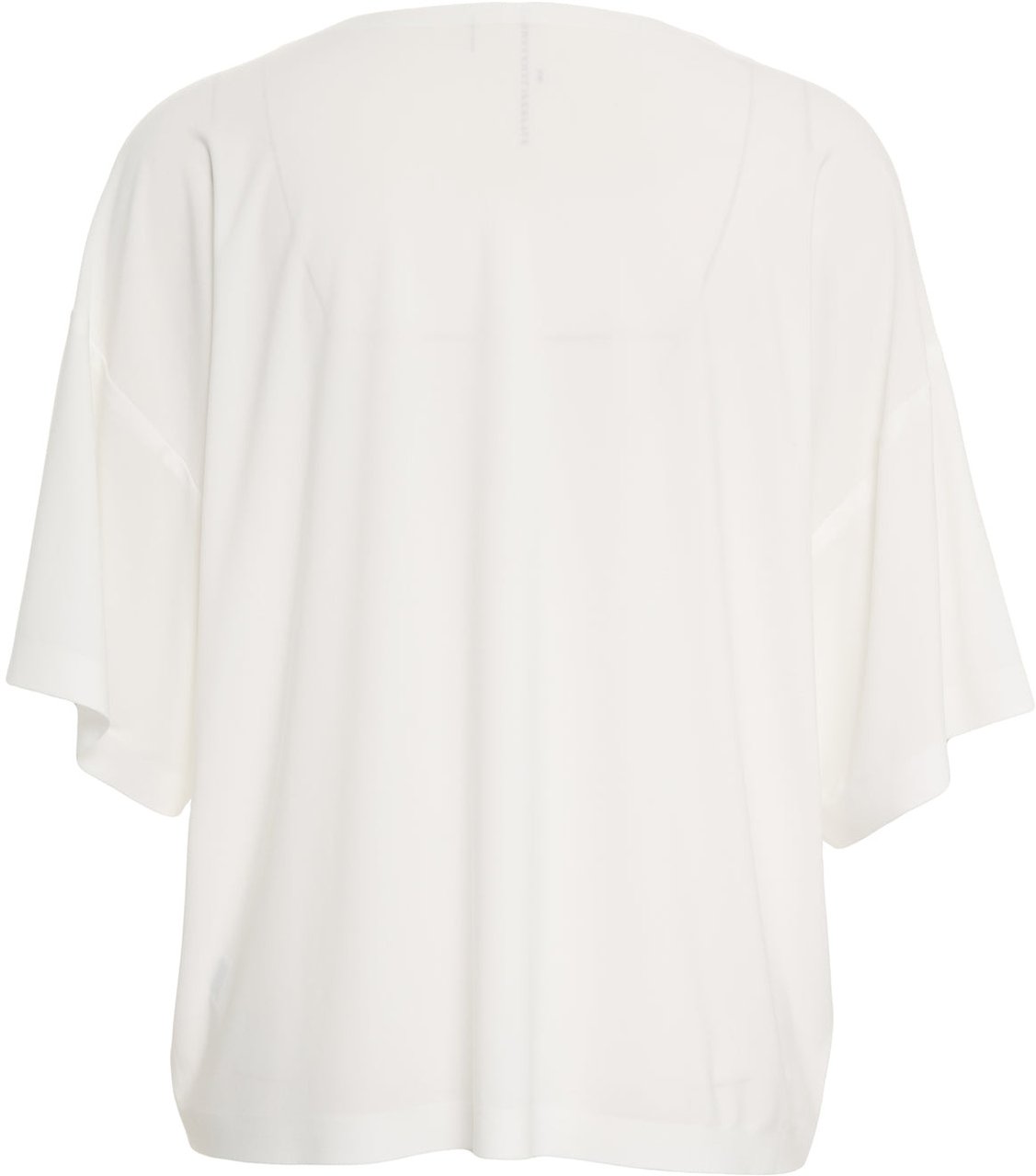 Norma Kamali Boxy fit t-shirt Wit