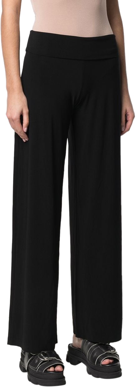 Norma Kamali Trousers Black Zwart