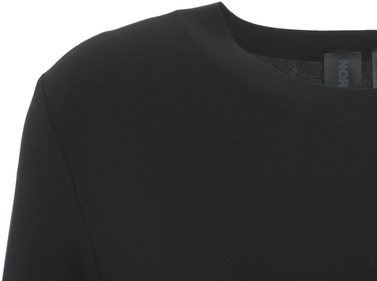 Norma Kamali Long-sleeve t-shirt Zwart