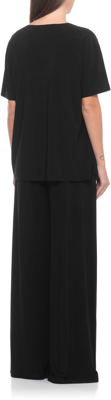 Norma Kamali T-Shirts And Polos Black Zwart