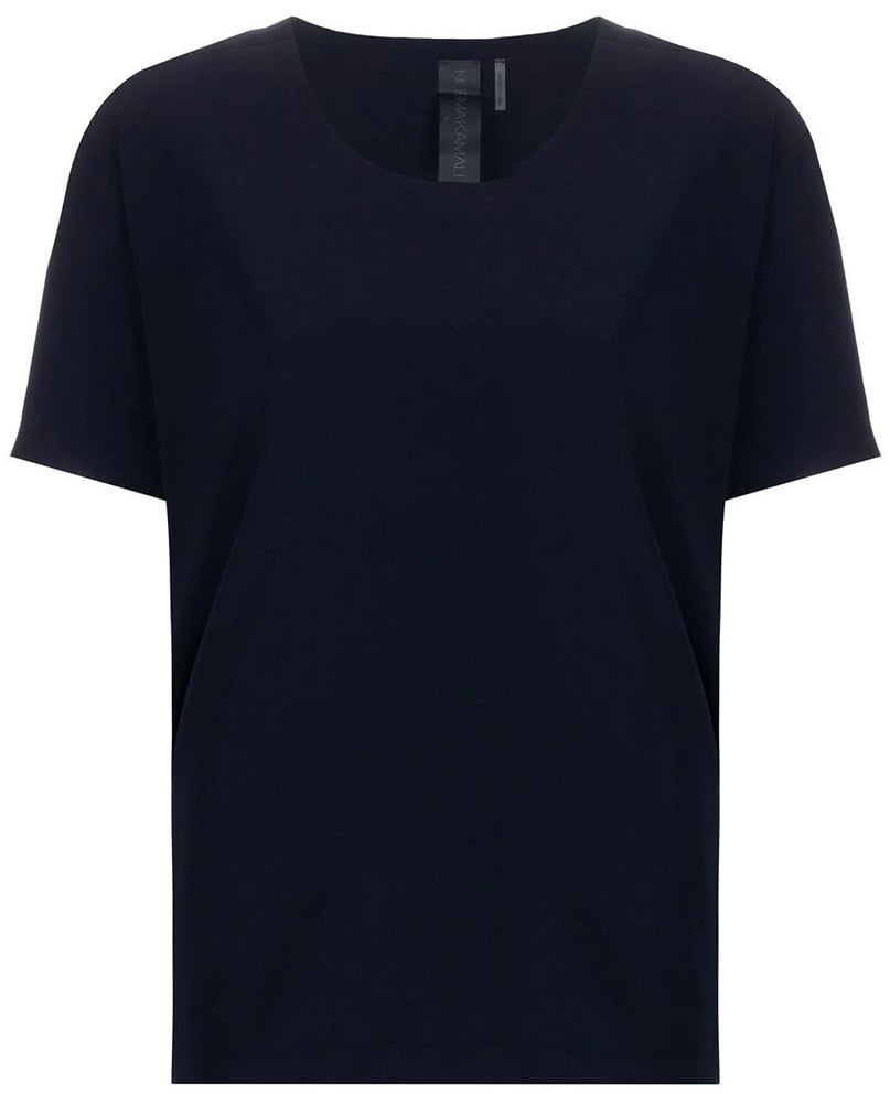 Norma Kamali Top Midnight Blauw