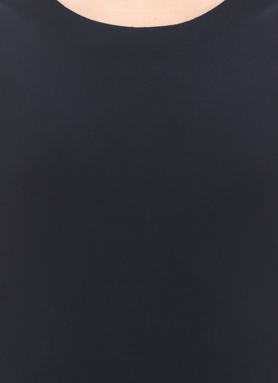 Norma Kamali Top Blue Navy