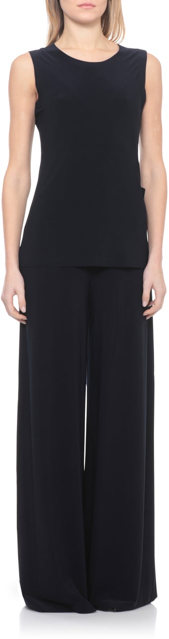 Norma Kamali Top Blue Blauw