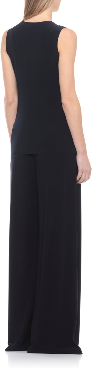 Norma Kamali Top Blue Navy