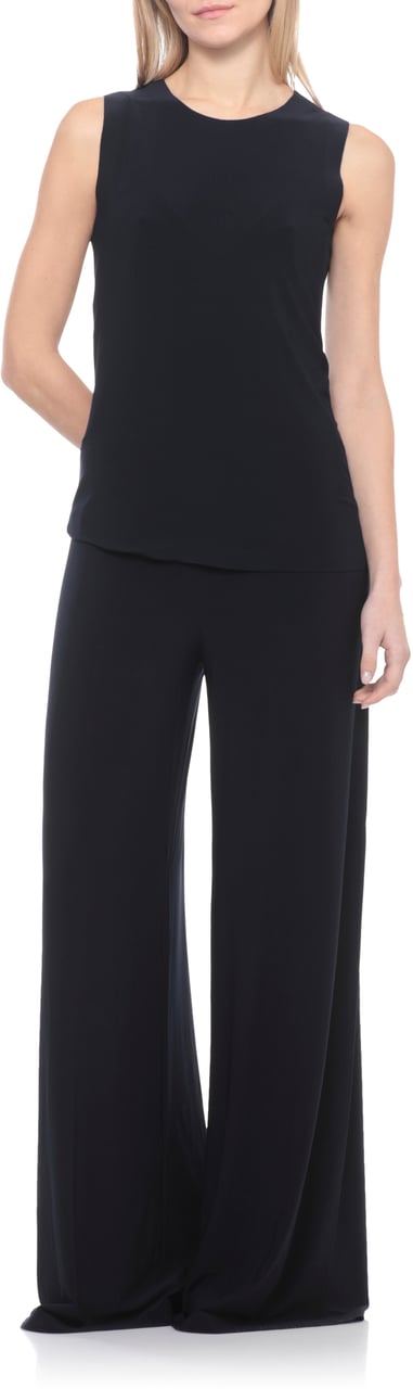 Norma Kamali Top Blue Blauw