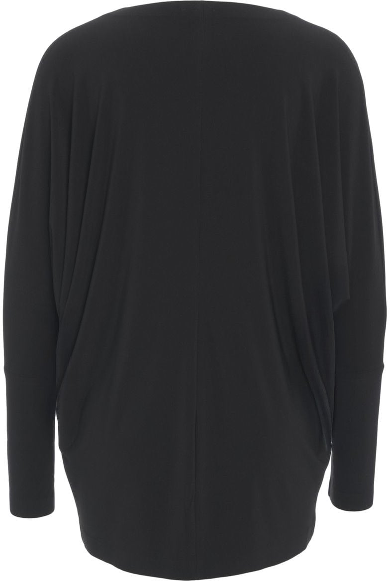 Norma Kamali Oversize T-shirt Zwart