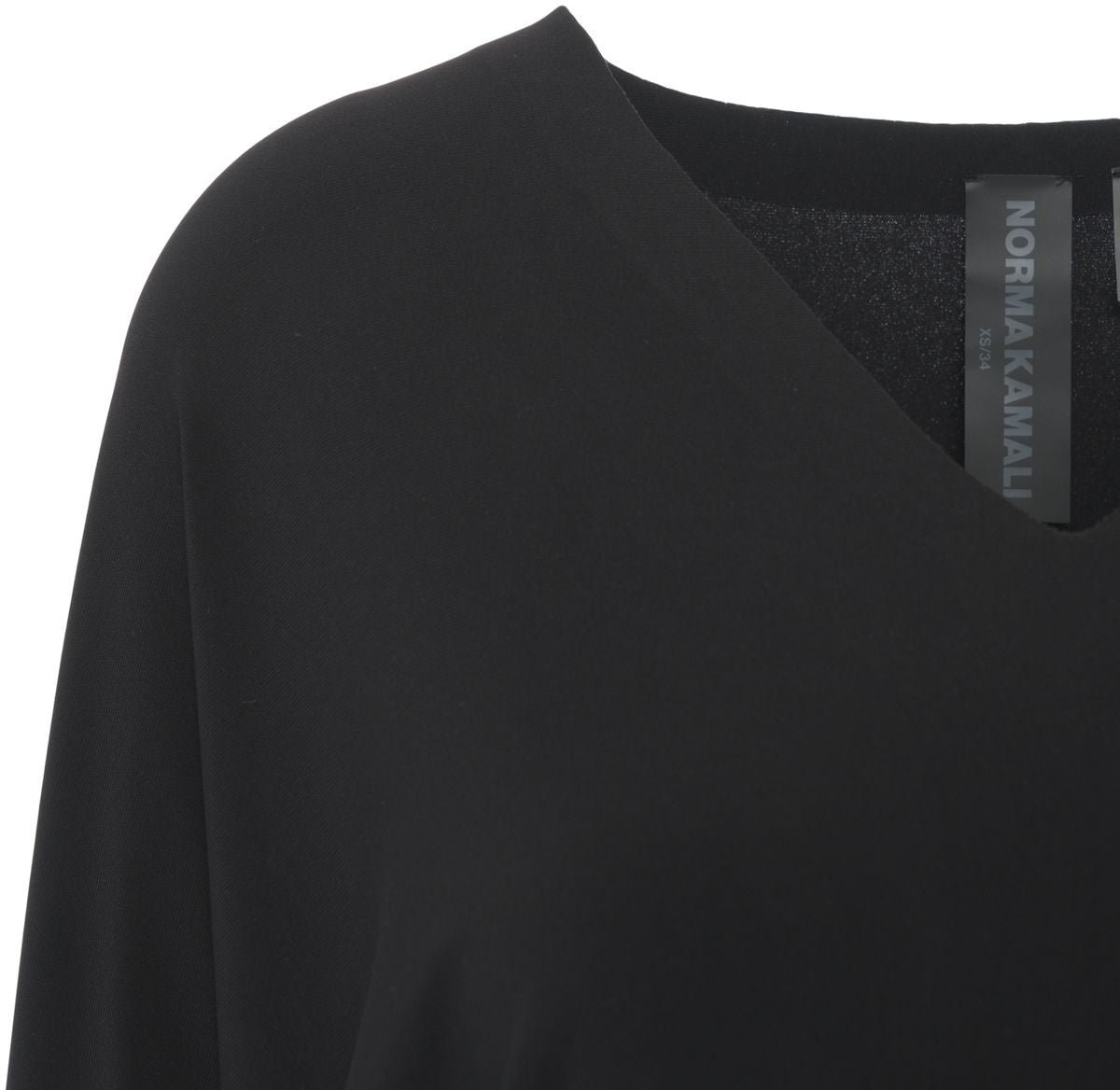 Norma Kamali Oversize T-shirt Zwart
