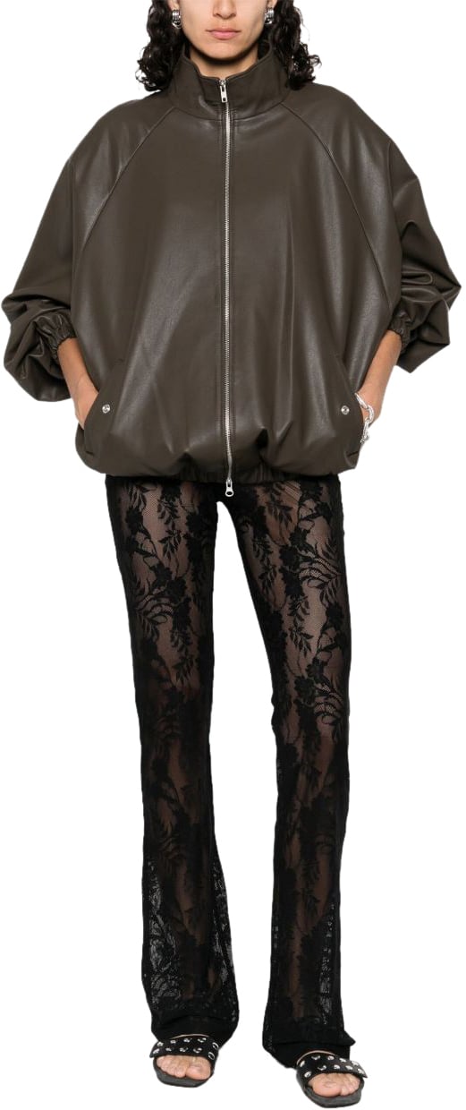 Norma Kamali Trousers Black Zwart