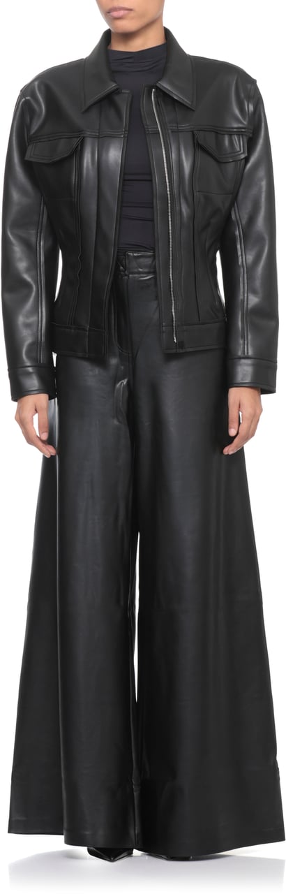 Norma Kamali Trousers Black Zwart