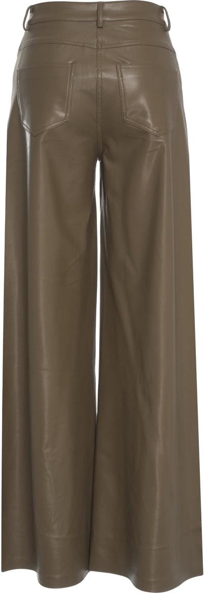 Norma Kamali Faux leather pants Bruin