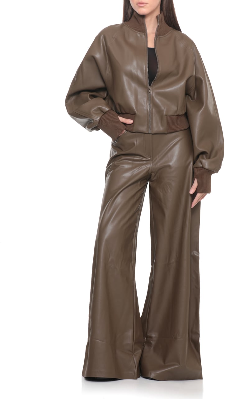 Norma Kamali Trousers Brown Bruin