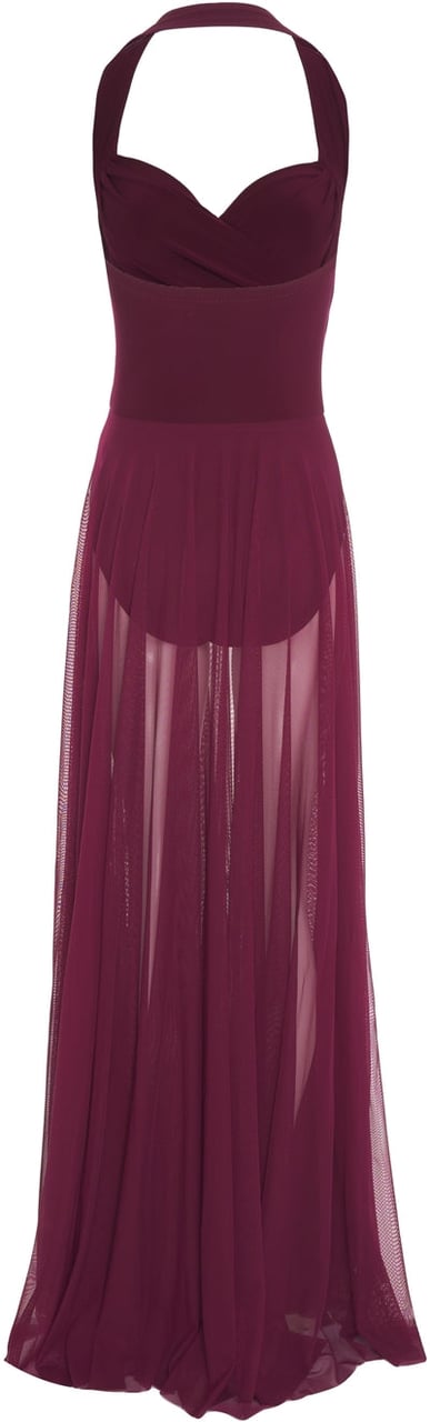 Norma Kamali Maxi dress Rood