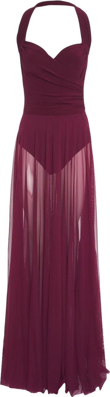Norma Kamali Maxi dress Rood