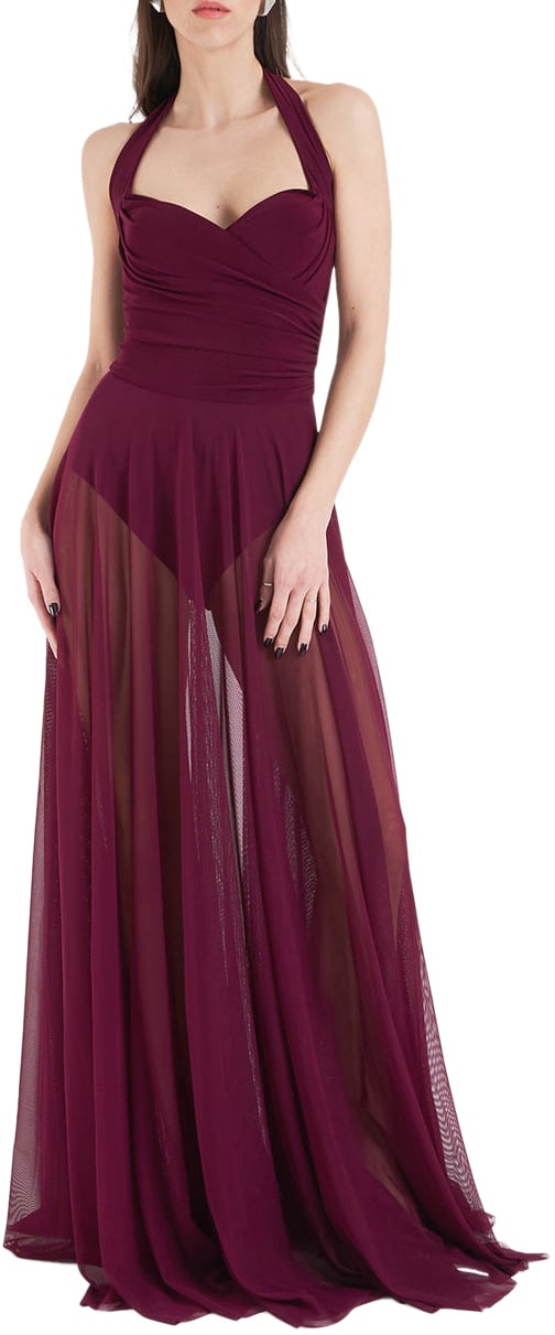 Norma Kamali Maxi dress Rood