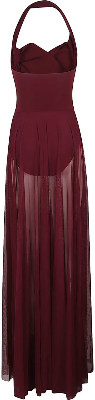 Norma Kamali Cayla Flared Dress Pink Roze