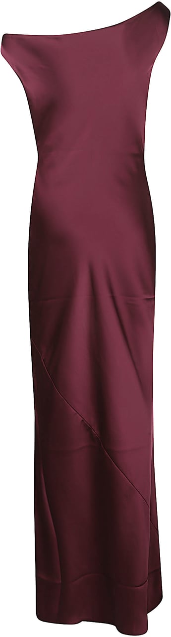 Norma Kamali Drop Shoulder Maria Dress Pink Roze