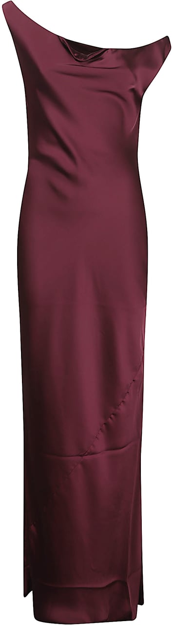 Norma Kamali Drop Shoulder Maria Dress Pink Roze