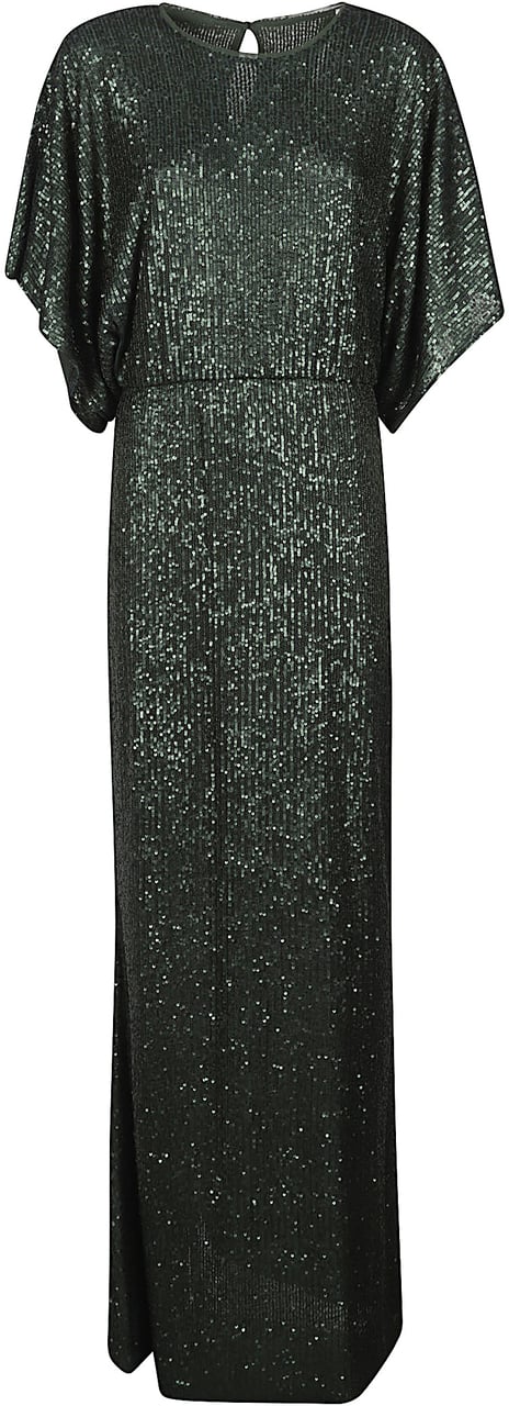 Norma Kamali Reverse Obie Dress Green Groen