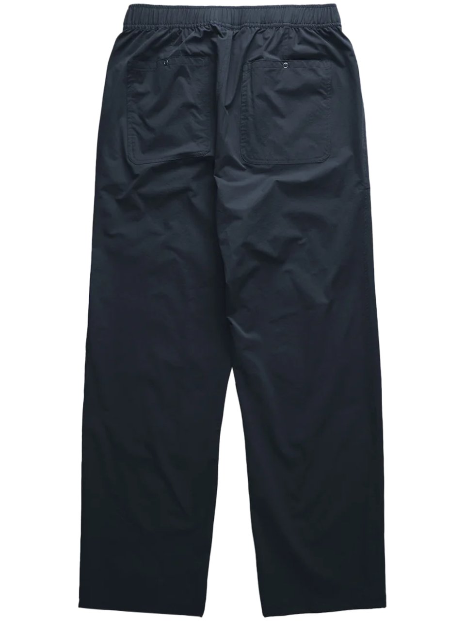Norse Projects Relaxed Straight-Leg Trousers with Elastic Waistband and Functional Pockets Zwart