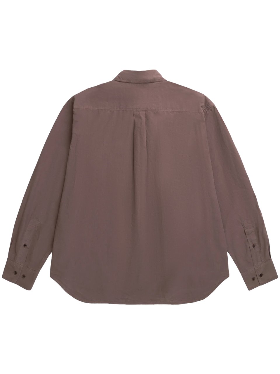Norse Projects Brown Oversize Shirt with Classic Collar Grijs