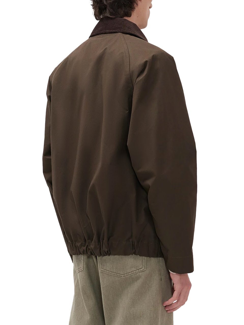 Norse Projects Waxed Finish Raglan Sleeve Jacket Zwart
