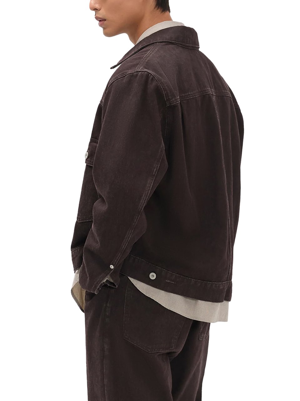 Norse Projects Resist-Dyed Twill Type II Jacket Zwart