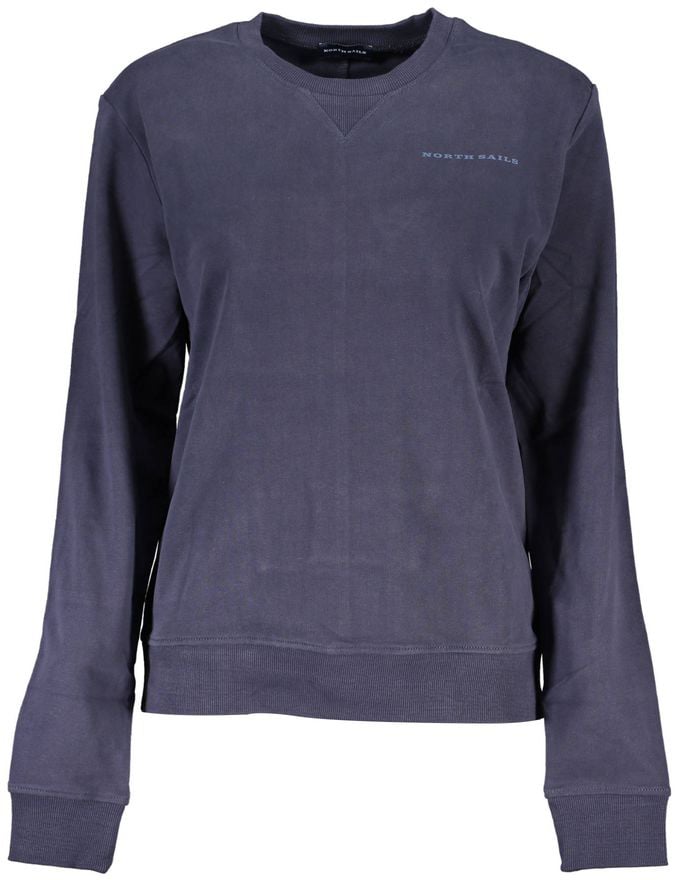 North Sails North Sails Blu Cotton Womens Sweatshirt Blauw