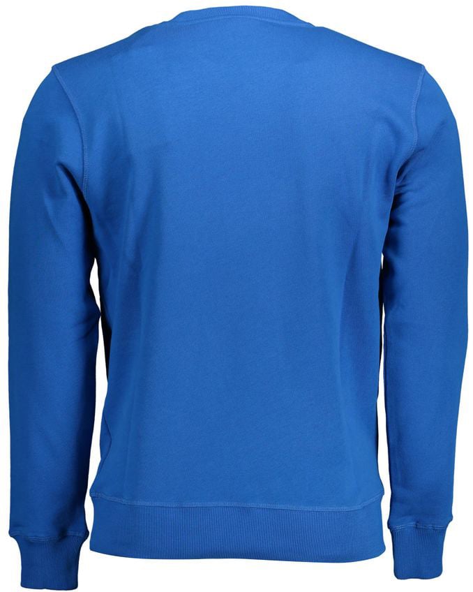 North Sails Blue Cotton Men's Sweatshirt Blauw
