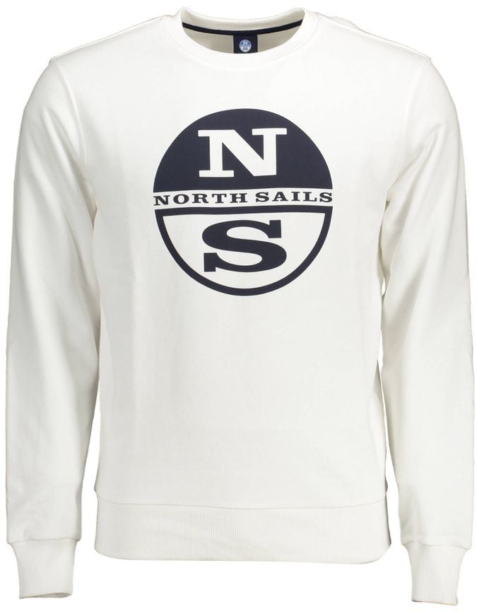 North Sails Bianco Cotton Men's Sweatshirt Grijs