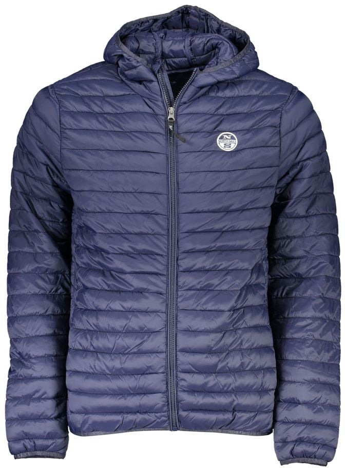 North Sails Blue Polyamide Men Jacket Blauw