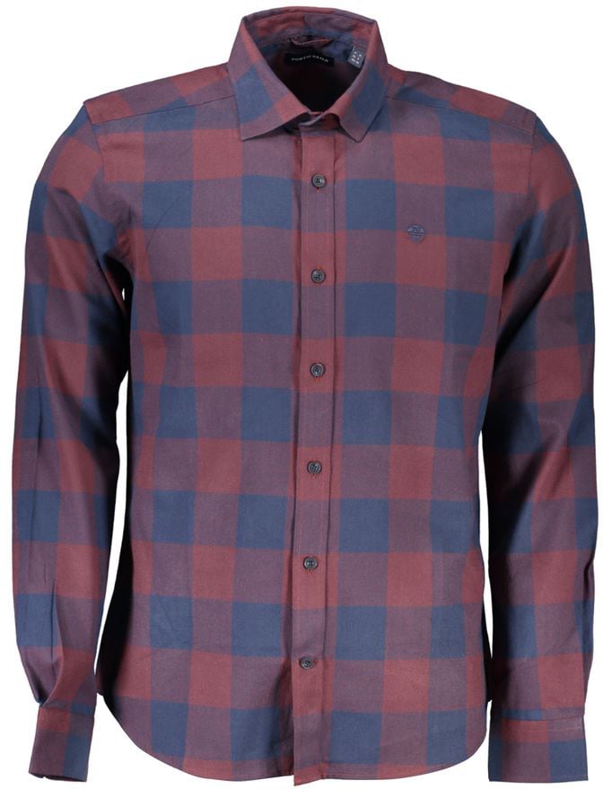 North Sails North Sails Red Cotton Men Shirt Rood