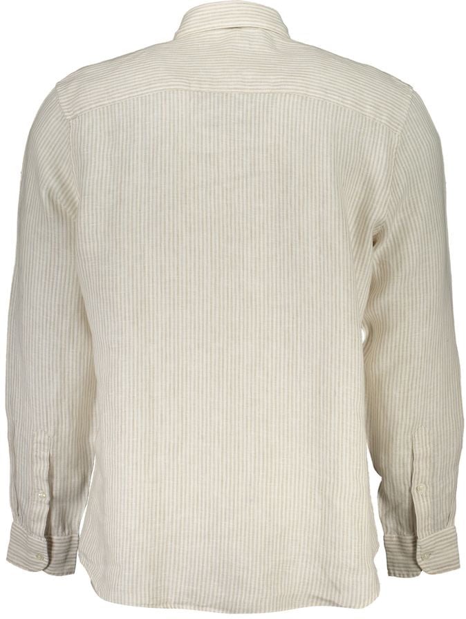 North Sails Beige Linen Men's Shirt Beige