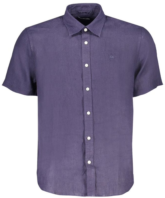 North Sails North Sails Blu Linen Men's Shirt Blauw