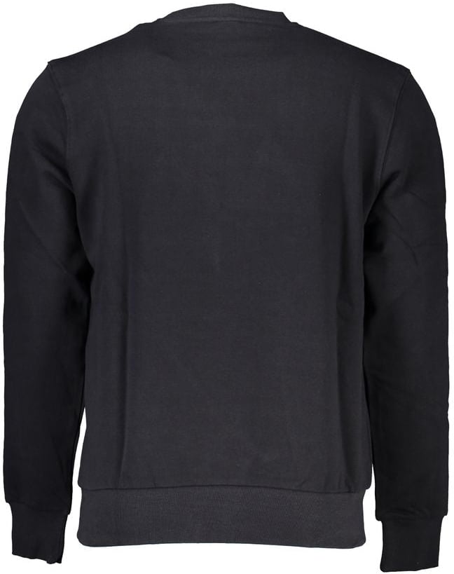 North Sails Black Cotton Men's Sweatshirt Zwart
