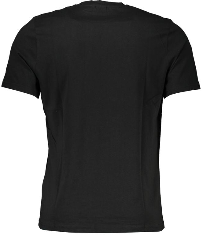 North Sails Black Cotton Men's T-Shirt Zwart
