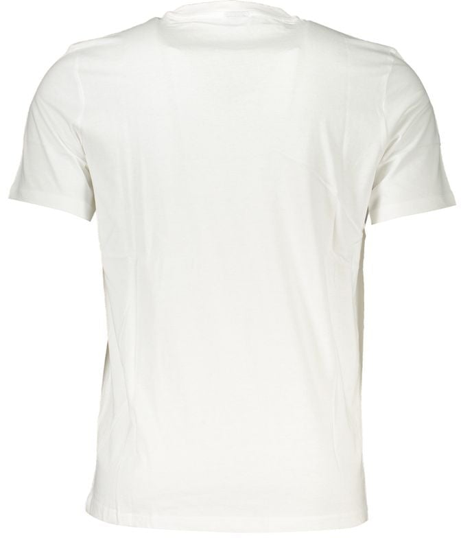 North Sails Bianco Cotton Men T-Shirt Wit