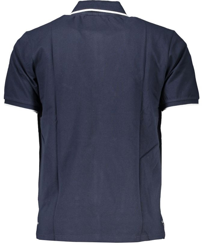 North Sails North Sails Blue Cotton Men Polo Shirt Blauw