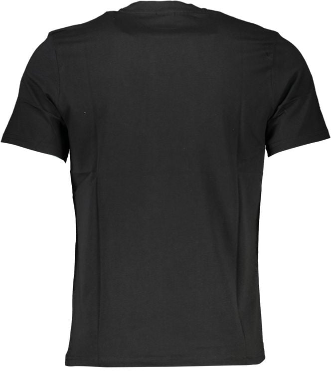 North Sails Black Cotton Men T-Shirt Groen