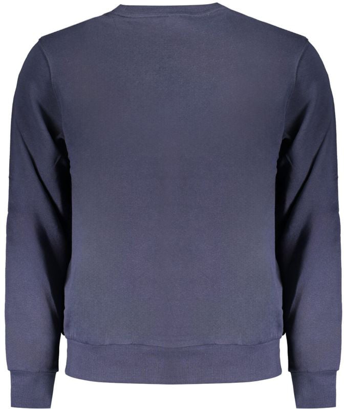 North Sails North Sails Blue Cotton Men Sweater Blauw
