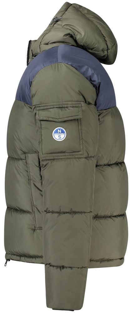 North Sails Verde Polyester Men's Jacket Groen