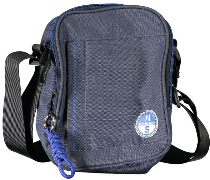 North Sails Blue Polyester Men Shoulder Bag Blauw