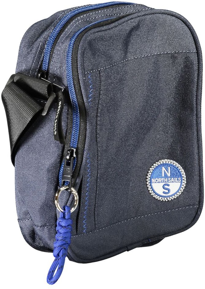 North Sails Blue Polyester Men Shoulder Bag Blauw
